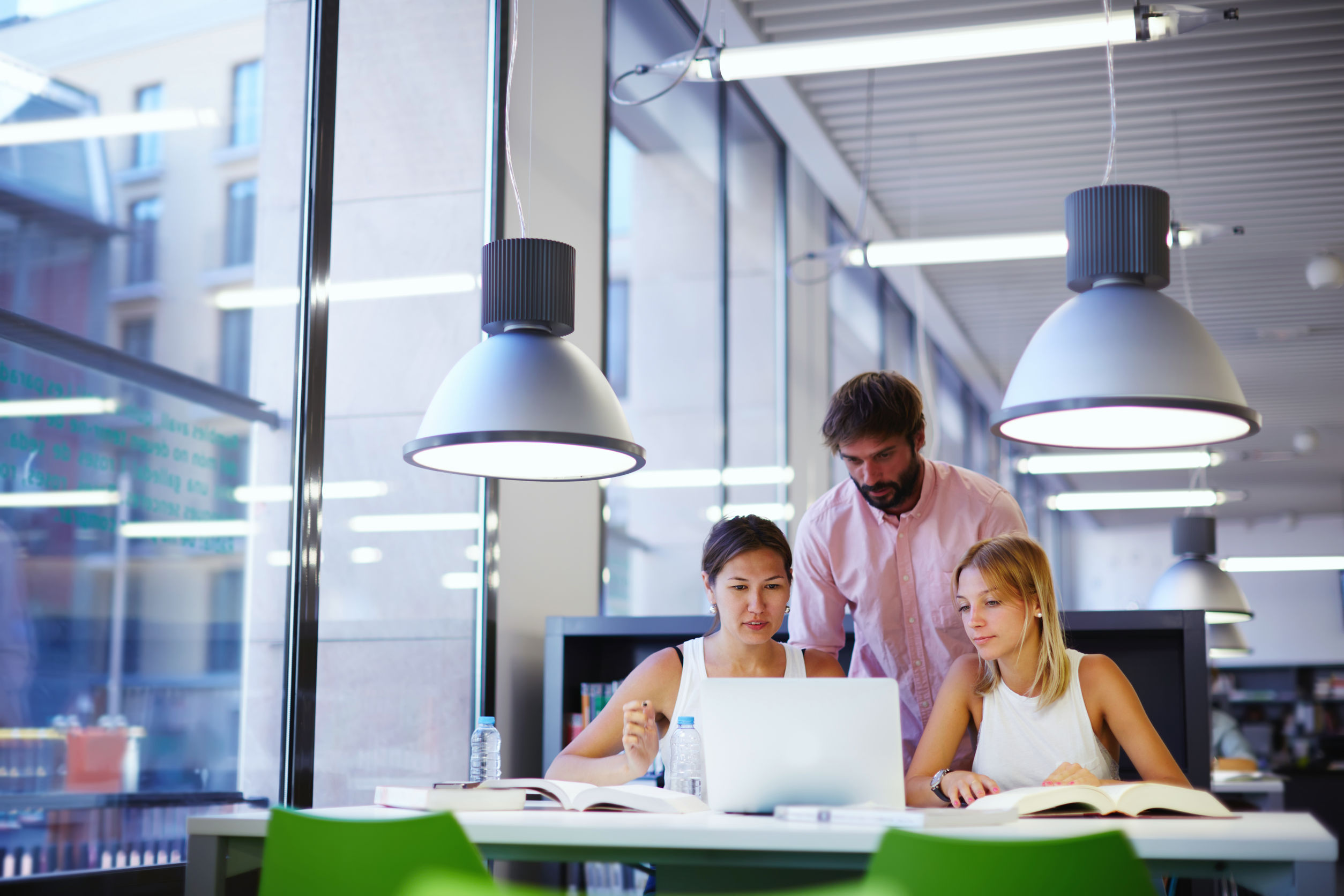 lamps in office